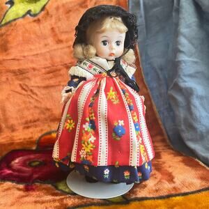 Vintage 80s Madame Alexander Germany 563 Doll 8 Inch with Stand German